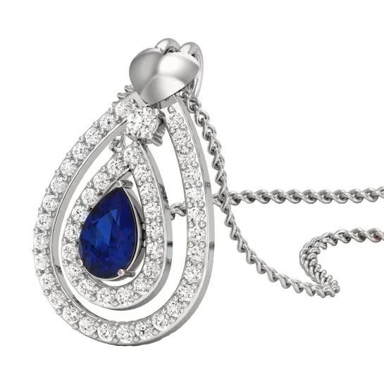 Ragini Gold and Diamond Pendant