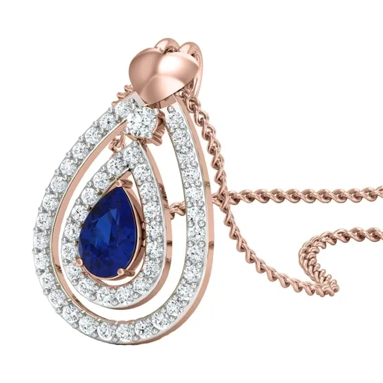 Ragini Gold and Diamond Pendant
