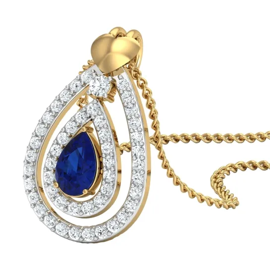 Ragini Gold and Diamond Pendant