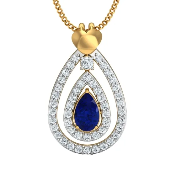 Ragini Gold and Diamond Pendant