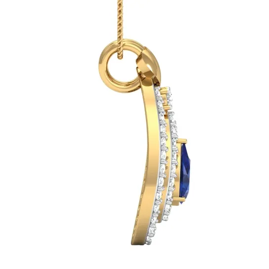Ragini Gold and Diamond Pendant