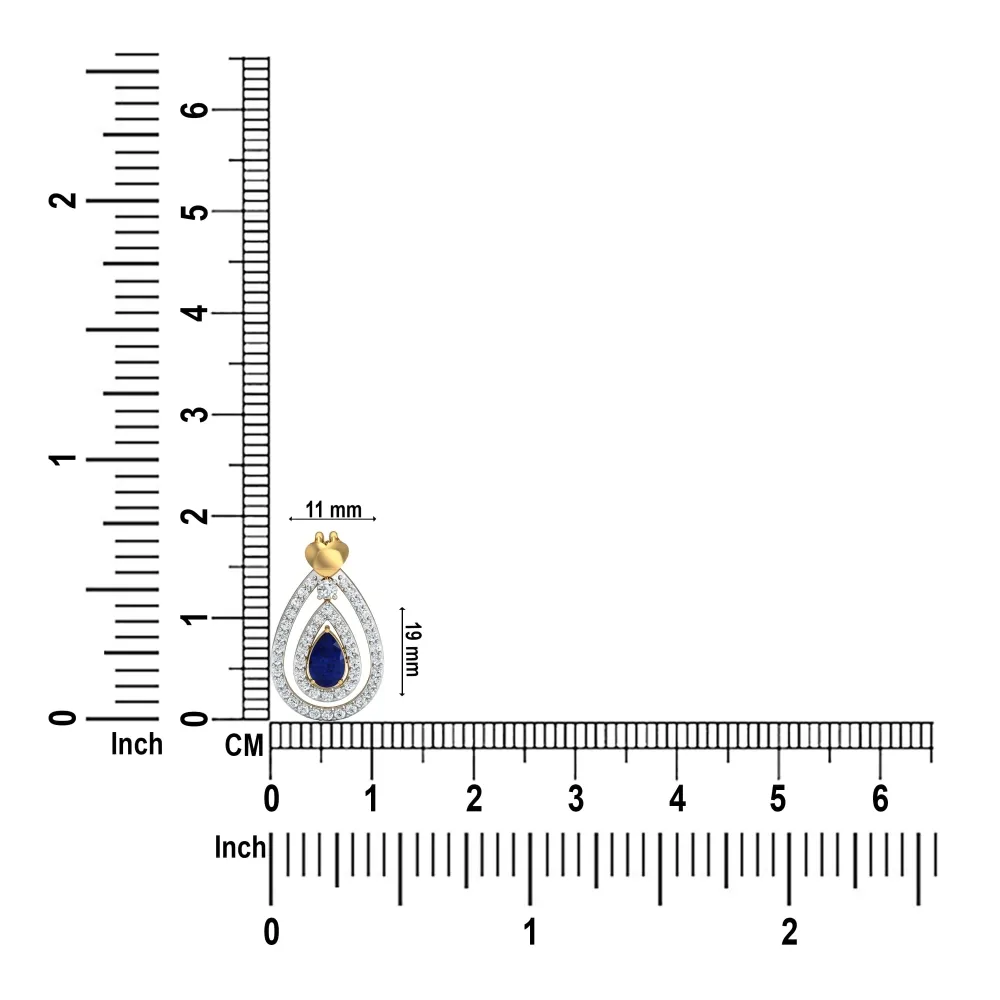 Ragini Gold and Diamond Pendant