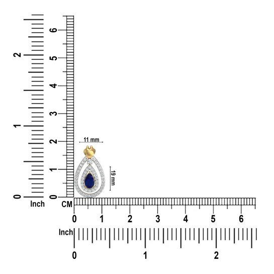Ragini Gold and Diamond Pendant