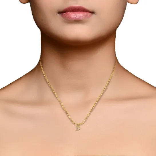 Aubrey Initial Diamond Pendant Aubrey Initial Diamond Pendant