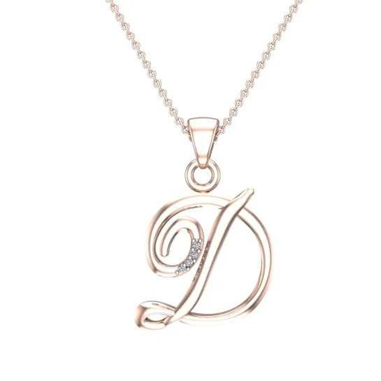 Aubrey Initial Diamond Pendant Aubrey Initial Diamond Pendant