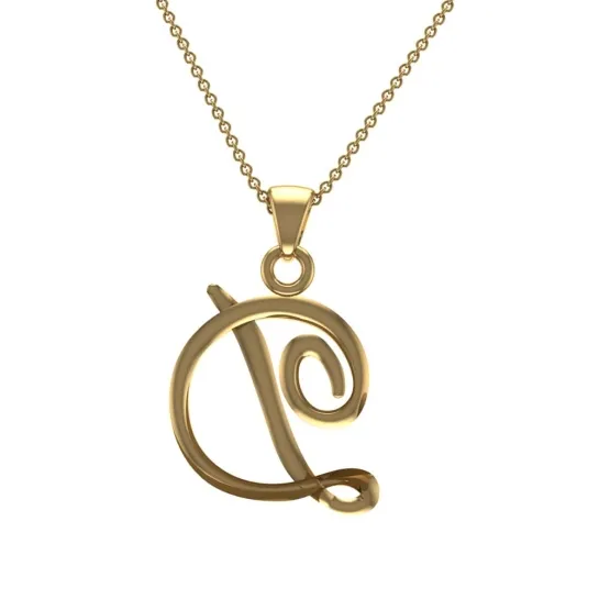 Aubrey Initial Diamond Pendant Aubrey Initial Diamond Pendant