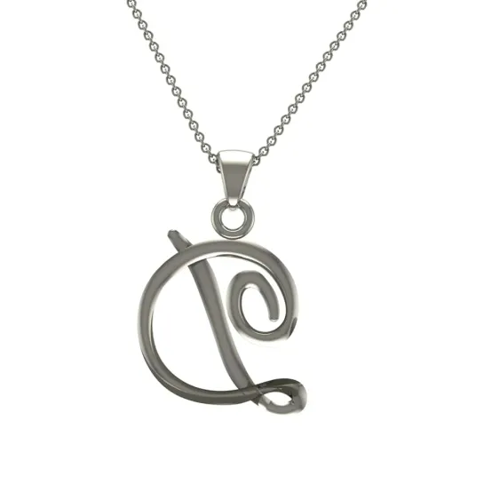 Aubrey Initial Diamond Pendant Aubrey Initial Diamond Pendant