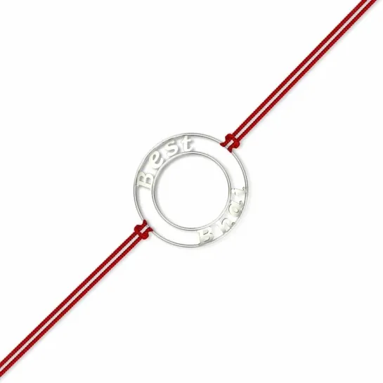 Best Bhai Initial Thread Rakhi Best Bhai Initial Thread Rakhi