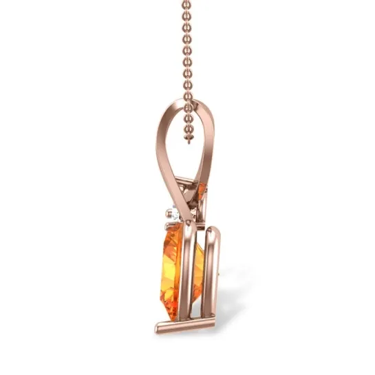 Amia Diamond Heart Pendant Amia Diamond Heart Pendant