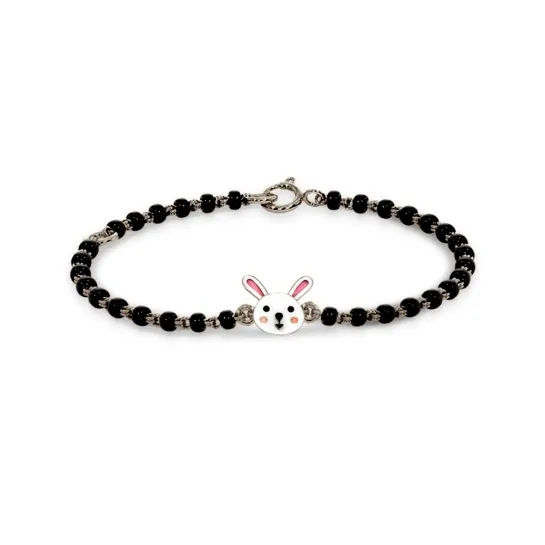 Bunny 18k Rose Gold Enamel Nazaria Bracelet Bunny 18k Rose Gold Enamel Nazaria Bracelet