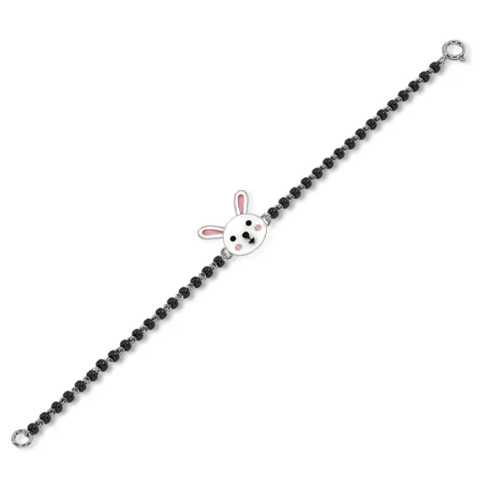 Bunny 18k Rose Gold Enamel Nazaria Bracelet Bunny 18k Rose Gold Enamel Nazaria Bracelet