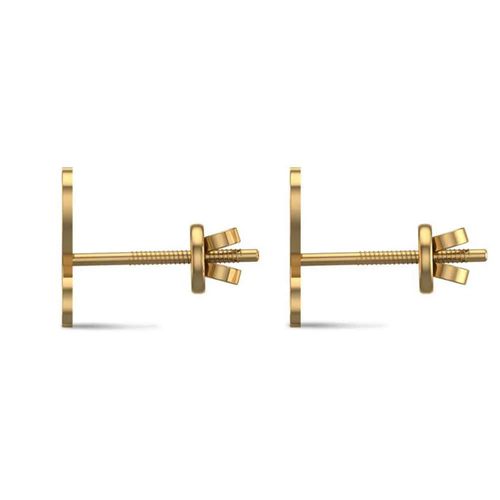 18k Butterfly Rose Gold Stud Earrings for Kids and Teen Girls 18k Butterfly Rose Gold Stud Earrings for Kids and Teen Girls