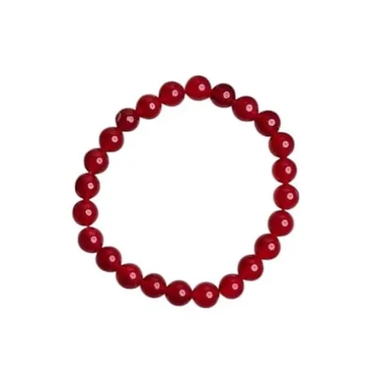 Rudrashan Amethyst Bracelet 8mm – Natural Healing Crystal Bracelet for Stress Relief, Peace, Protection & Meditation