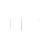 Dadhinadi White Stud Gold Earrings Design for daily use 