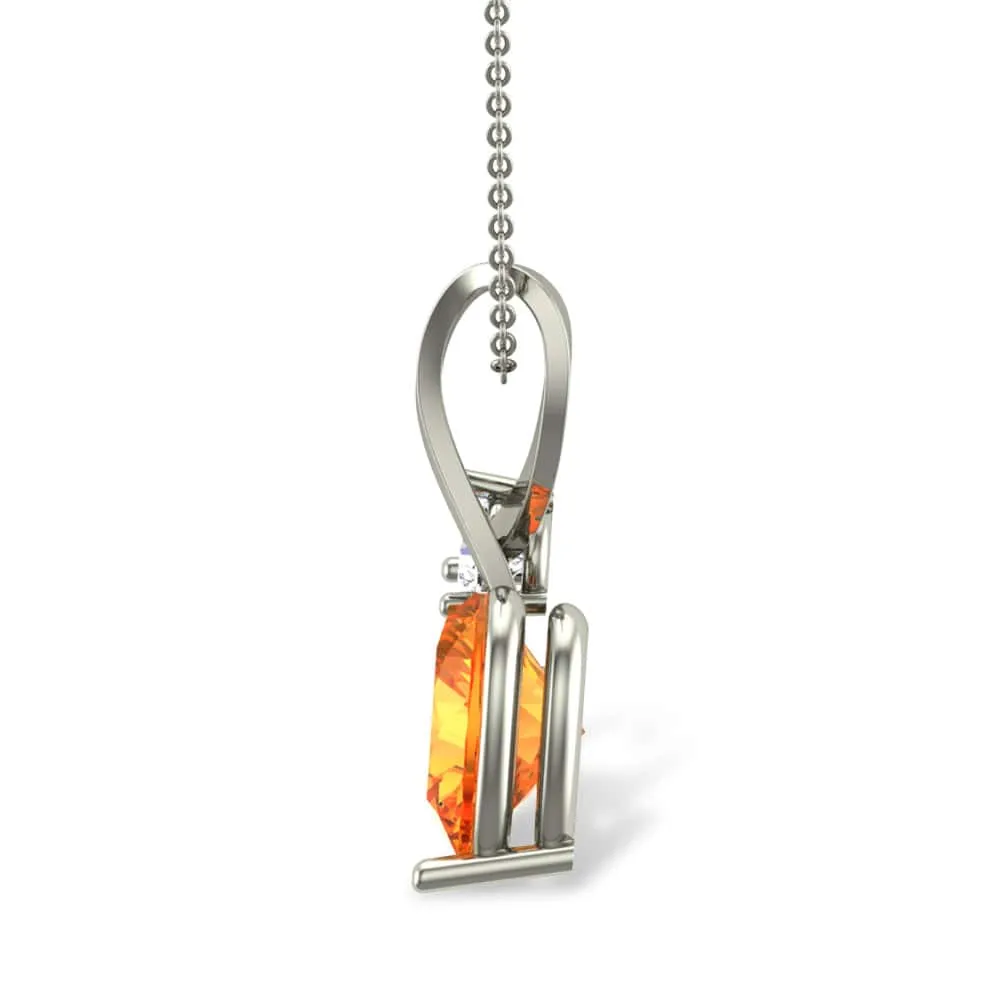 Amia Diamond Heart Pendant Amia Diamond Heart Pendant