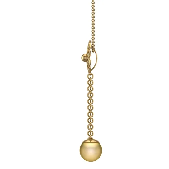 Elvire Pearl Gold pendant Designs For Female Elvire Pearl Gold pendant Designs For Female