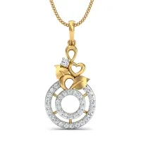 Mallica Gold and Diamond Pendant