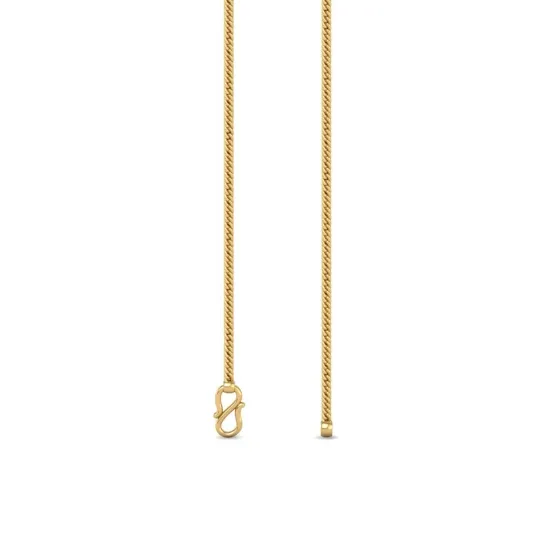 Aabheri Yellow Gold Chain 22K Aabheri Yellow Gold Chain 22K
