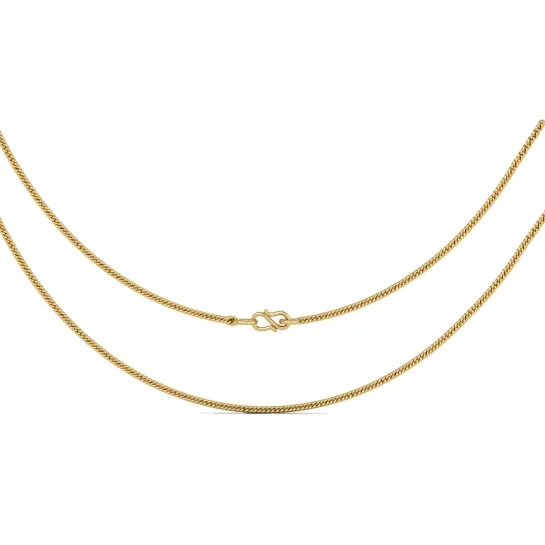 Aabheri Yellow Gold Chain 22K Aabheri Yellow Gold Chain 22K