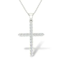 Ivory Jesus Diamond Pendant