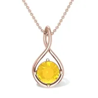 Kenji Citrine Gold  Pendant Designs For Female