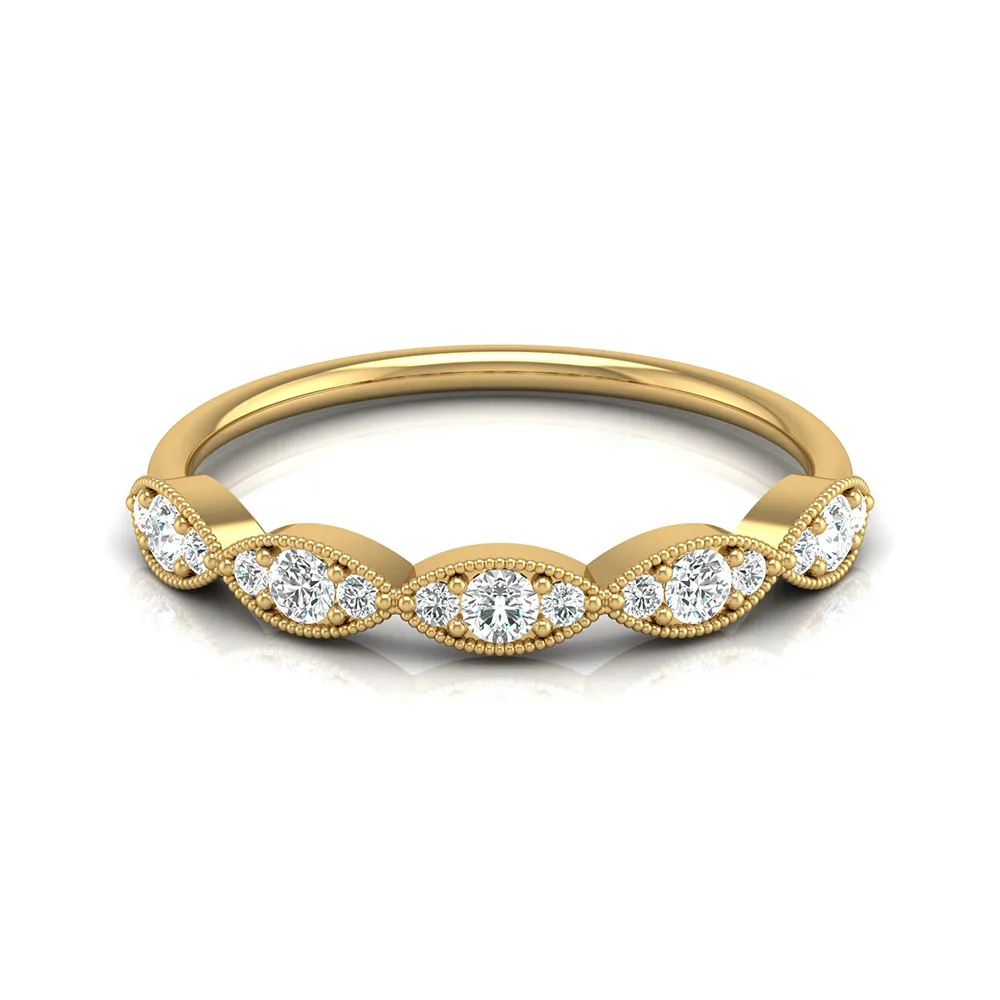 Kriti Rose Gold Diamond Ring Kriti Rose Gold Diamond Ring