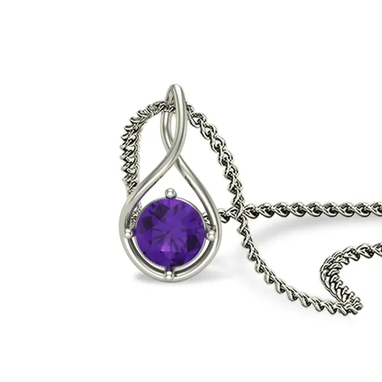 Lena Amethyst Gold Pendant Designs For Female Lena Amethyst Gold Pendant Designs For Female