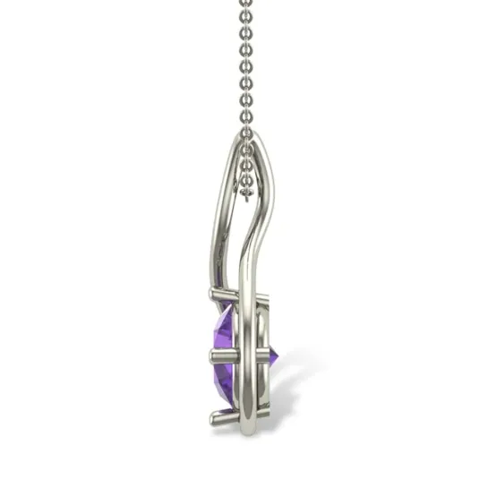 Lena Amethyst Gold Pendant Designs For Female Lena Amethyst Gold Pendant Designs For Female