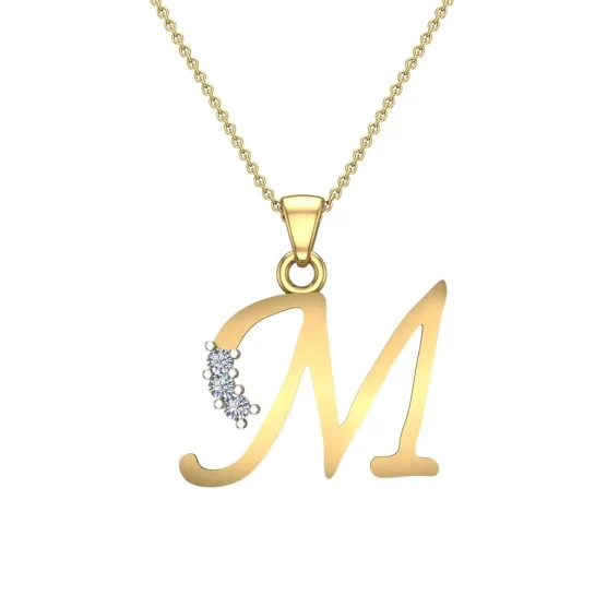 Varina Initial Diamond Pendant Varina Initial Diamond Pendant