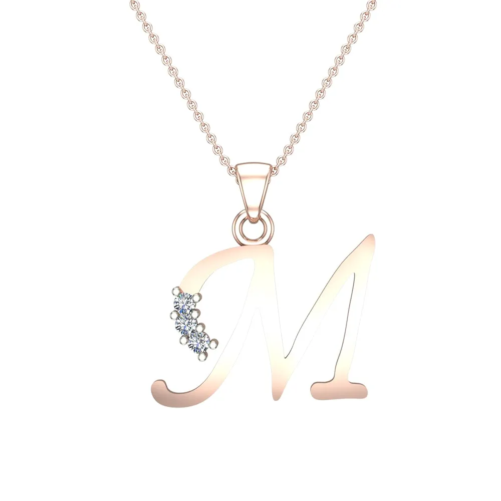 Varina Initial Diamond Pendant Varina Initial Diamond Pendant