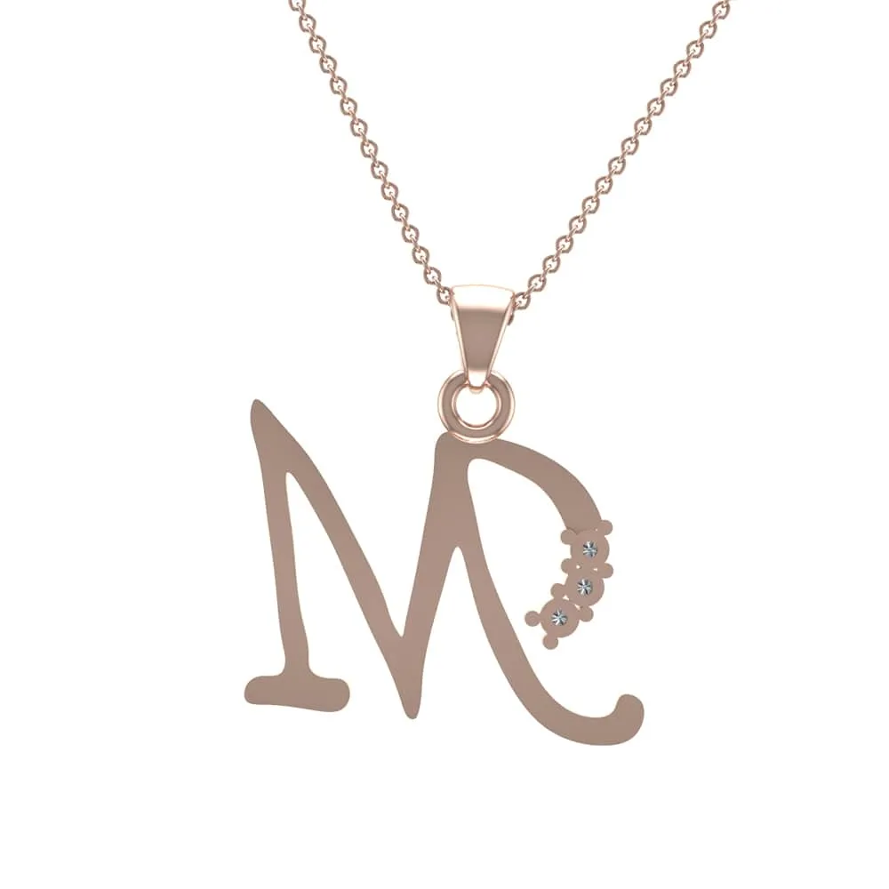 Varina Initial Diamond Pendant Varina Initial Diamond Pendant