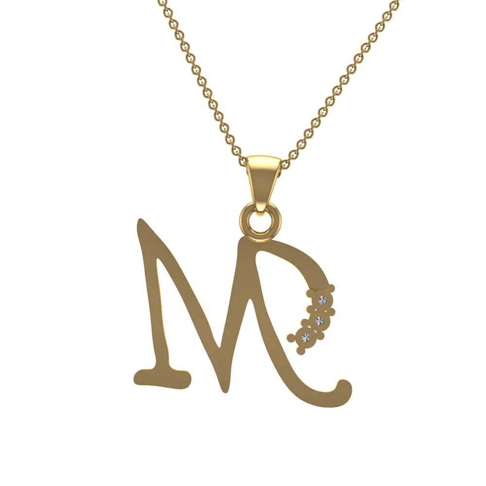Varina Initial Diamond Pendant Varina Initial Diamond Pendant