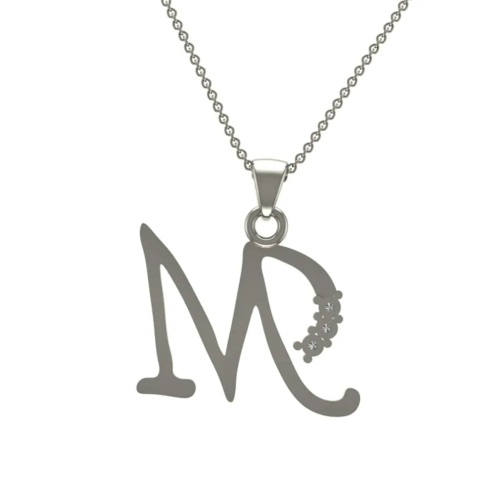 Varina Initial Diamond Pendant Varina Initial Diamond Pendant