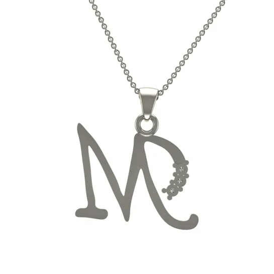 Varina Initial Diamond Pendant Varina Initial Diamond Pendant
