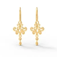 Maisie Gold Earrings Design for daily use 