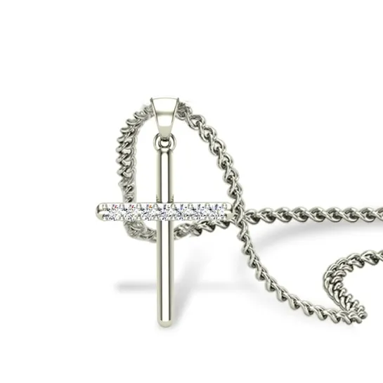 Ainsley Jesus Diamond Pendant Ainsley Jesus Diamond Pendant
