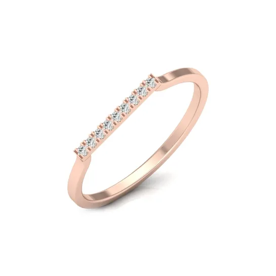 Mukta Yellow Gold Diamond Ring