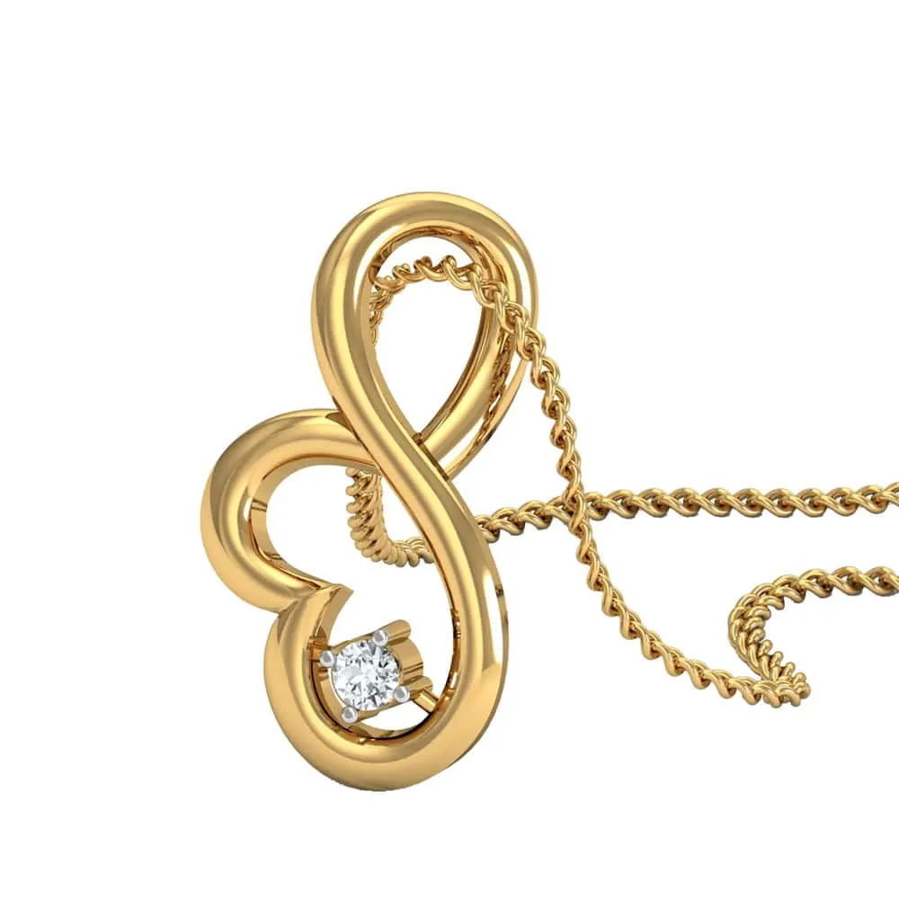 Rashmi Gold and Diamond Pendant Rashmi Gold and Diamond Pendant