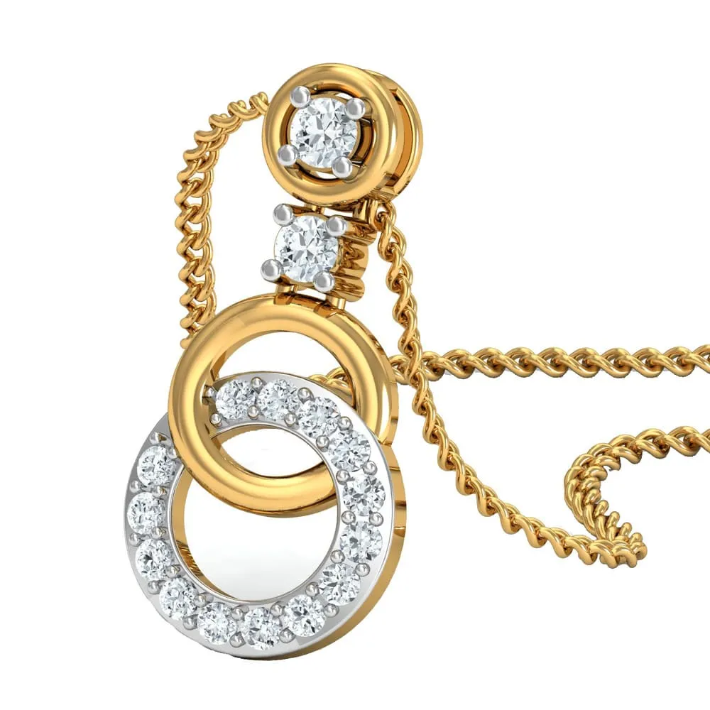 Aaradhana Gold and Diamond Pendant Aaradhana Gold and Diamond Pendant