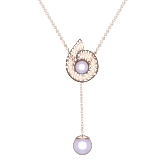SASHA RUBY ROSE GOLD PEARL PENDANT SASHA RUBY ROSE GOLD PEARL PENDANT