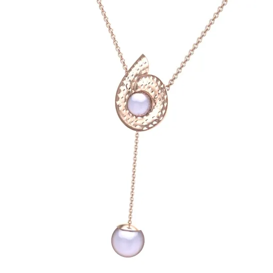 SASHA RUBY ROSE GOLD PEARL PENDANT SASHA RUBY ROSE GOLD PEARL PENDANT