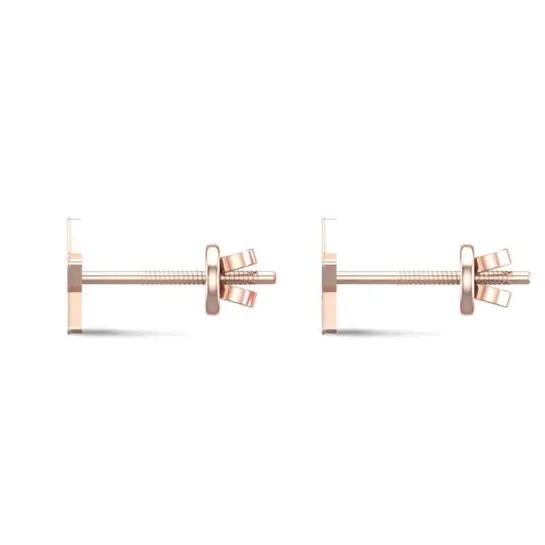 Star 18k White Gold Stud Earrings for Kids and Teen Girls Star 18k White Gold Stud Earrings for Kids and Teen Girls