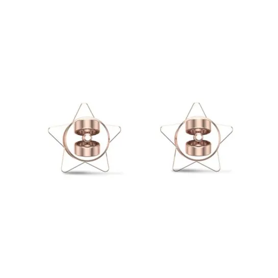 Star 18k White Gold Stud Earrings for Kids and Teen Girls Star 18k White Gold Stud Earrings for Kids and Teen Girls
