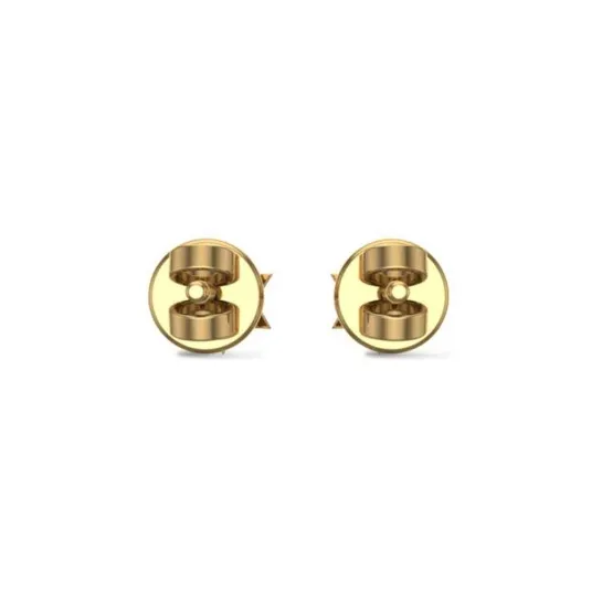 Star 18k Yellow Gold Diamond Stud Earrings for Kids and Teen Girls Star 18k Yellow Gold Diamond Stud Earrings for Kids and Teen Girls