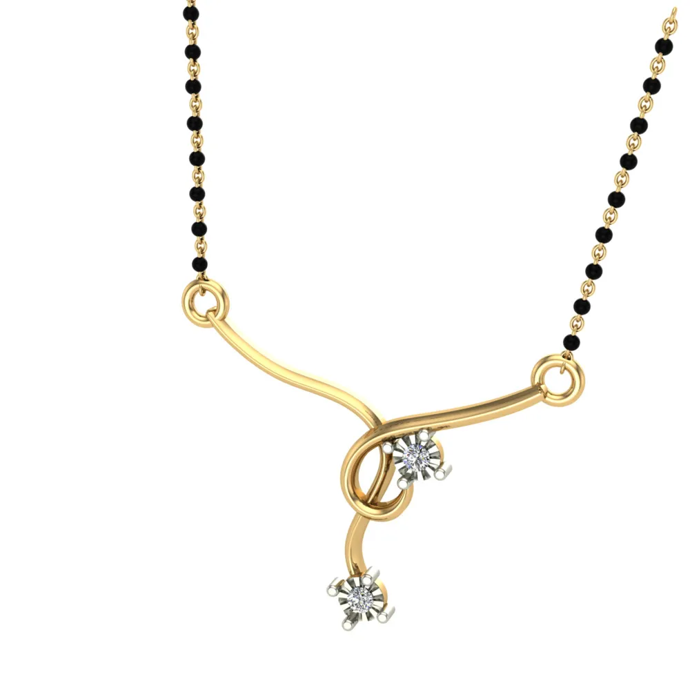 Kelline Diamond Mangalsutra Kelline Diamond Mangalsutra