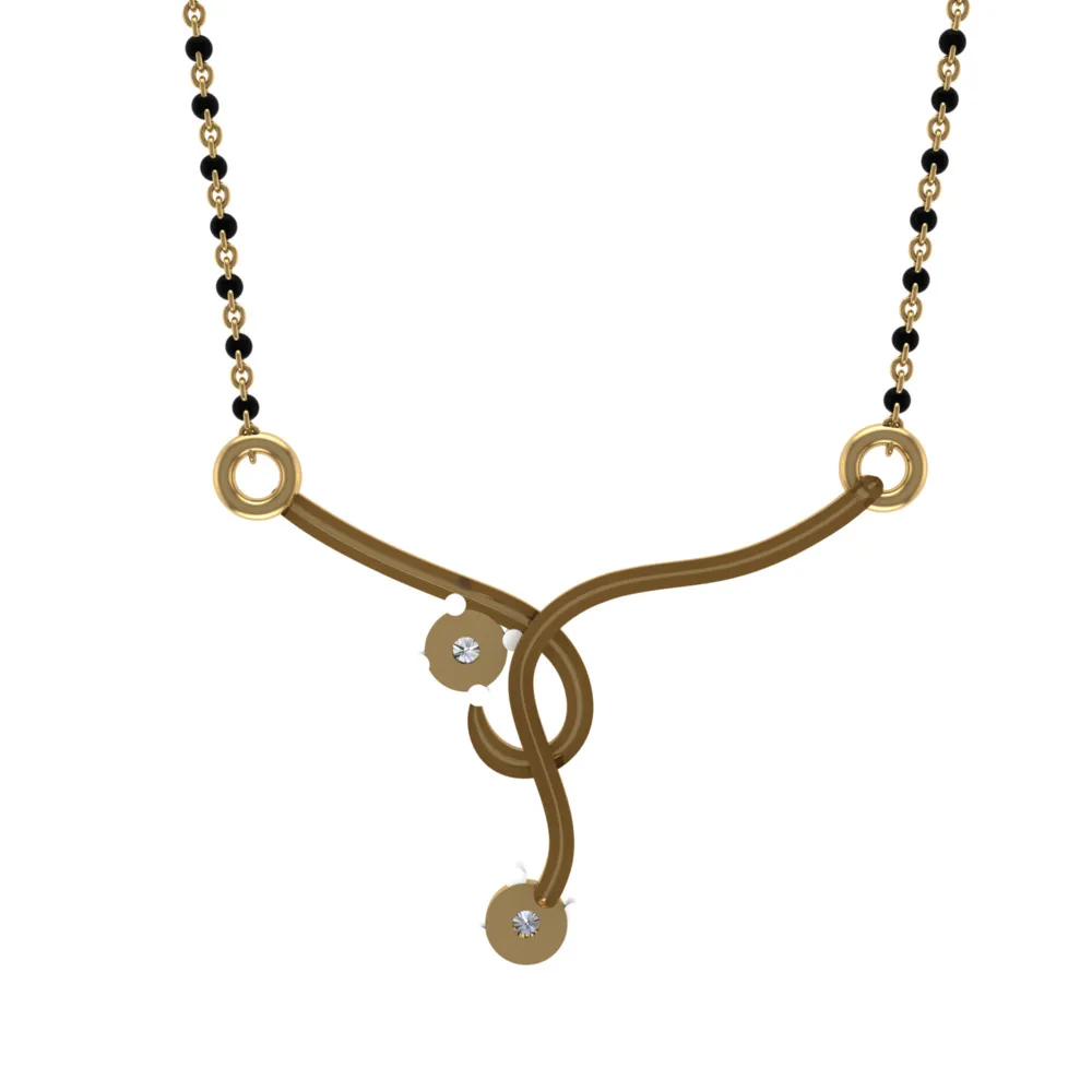 Kelline Diamond Mangalsutra Kelline Diamond Mangalsutra