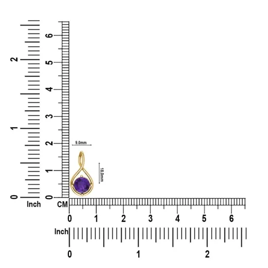 Lena Amethyst Gold Pendant Designs For Female Lena Amethyst Gold Pendant Designs For Female