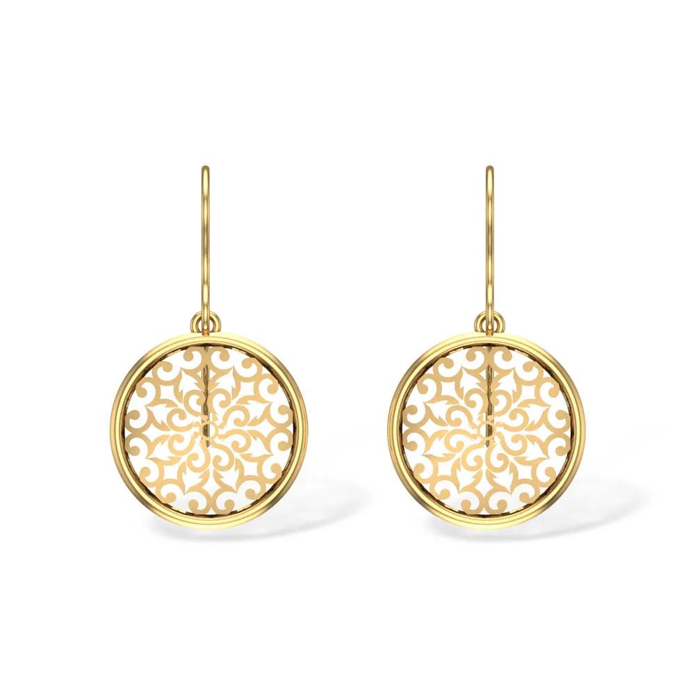 Vembley Rose Gold Dangle Earring