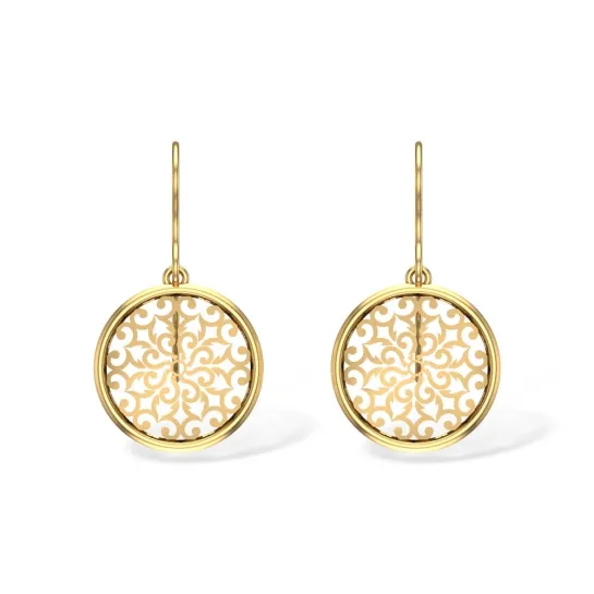 Vembley Rose Gold Dangle Earring