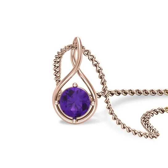 Lena Amethyst Gold Pendant Designs For Female Lena Amethyst Gold Pendant Designs For Female